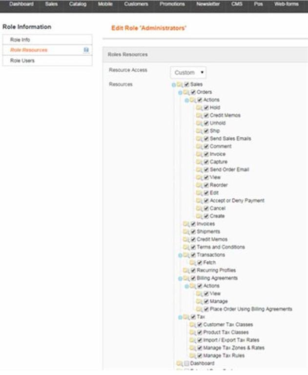 define wrong permission of main admin